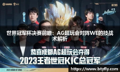 世界冠军杯决赛前瞻：AG超玩会对阵WE的技战术解析